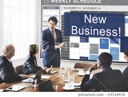 New Business Launch Innovation Startup Concept 24316439
