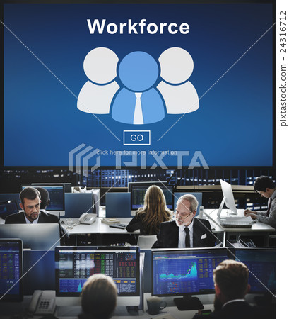 Workforce Team Teamwork Connection Partnership Concept Workforce Team Teamwork Connection Partnership Concept 24316712