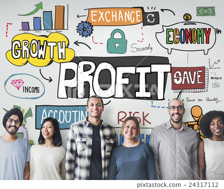 Profit Income Earning Financial Money Proceeds Concept Profit Income Earning Financial Money Proceeds Concept 24317112