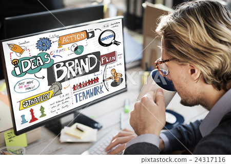 Brand Branding Strategy Marketing Creative Concept Brand Branding Strategy Marketing Creative Concept 24317116