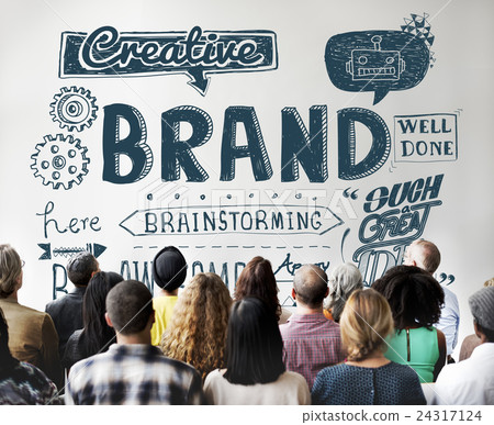 Brand Branding Advertising Commercial Marketing Concept Brand Branding Advertising Commercial Marketing Concept 24317124