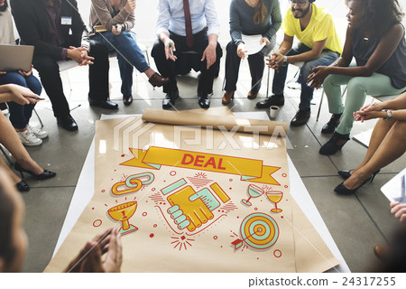 Deal Contract Solution Strategy Partnership Concept Deal Contract Solution Strategy Partnership Concept 24317255