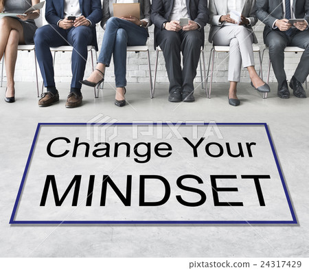 Change Your Mindset Attitude Focus Optimistic Concept 24317429