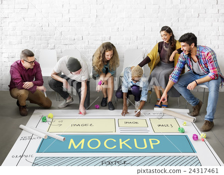 Mockup Object Imitate Model Replica Design Reproduce Concept 24317461