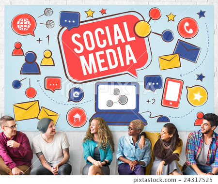 Social Media Networking Communication Connection Technology Concept Social Media Networking Communication Connection Technology Concept 24317525