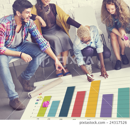 Graph Growth Forecasting Strategy Team Concept Graph Growth Forecasting Strategy Team Concept 24317526