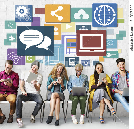 Technology Networking Global Communication Concept Technology Networking Global Communication Concept 24317531