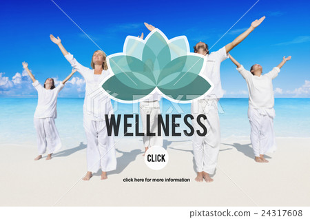 Wellness Relax Wellbeing Nature Balance Exercise Concept Wellness Relax Wellbeing Nature Balance Exercise Concept 24317608
