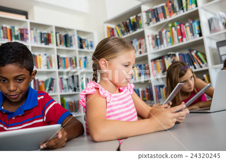 Children are using technology 24320245
