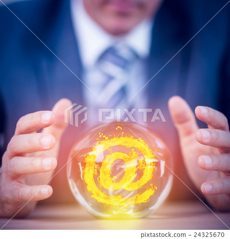 Composite image of at in fire Composite image of at in fire 24325670
