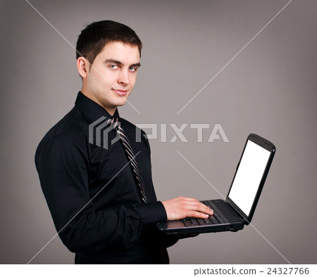 man with laptop man with laptop 24327766