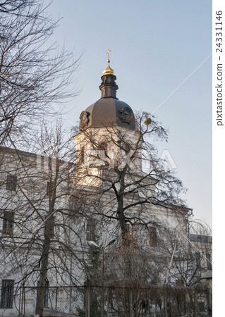 Church in Bratsky monastery. Kiev, Ukraine. 24331146