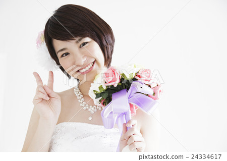 婚禮婚禮新娘新娘和上帝新娘和新郎婦女婚禮人微笑休閒婚禮 24334617