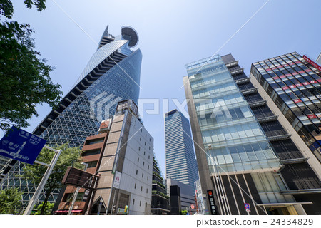 Nagoya · Station · city landscape Hirokoji street name station UF Building Nagoya Mode Gakuen Spiral Towers view Nagoya · Station · city landscape Hirokoji street name station UF Building Nagoya Mode Gakuen Spiral Towers view 24334829