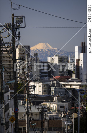 Mt. Fuji seen from Ebisu 24334833