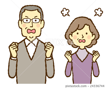 中年夫婦生氣 24336744