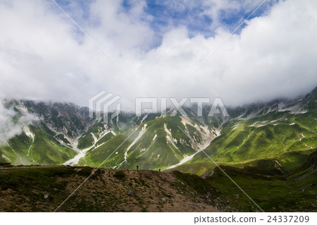Clouds took on the Tateyama Plateau Clouds took on the Tateyama Plateau 24337209