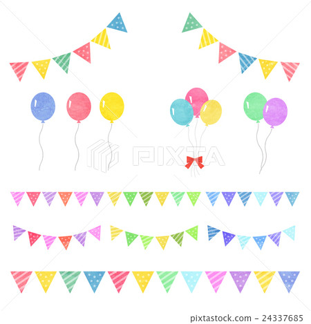 Balloons and garlands 24337685