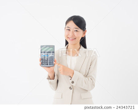 有計算器的女商人 有計算器的女商人 24343721