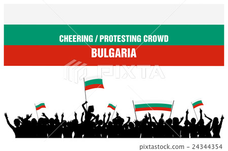 Cheering or Protesting Crowd Bulgaria Cheering or Protesting Crowd Bulgaria 24344354