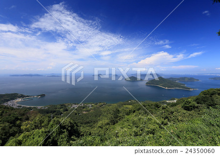 瀨戶內海，櫻花群島和Kasaoka群島，包括Awaiima，Rosai半島的Hakozaki 24350060