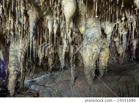 cave stalactites and stalagmites 24351896