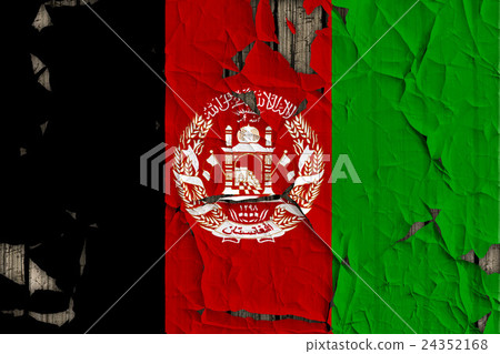 Afghan flag closeup texture background on cracked wall (High resolution 3D CG rendering ∕ coloring illustration) Afghan flag closeup texture background on cracked wall (High resolution 3D CG rendering ∕ coloring illustration) 24352168
