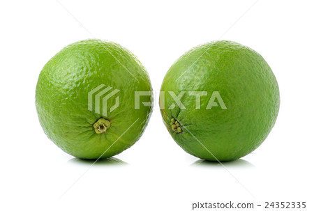 fresh lime on white background 24352335