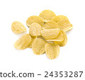 Potato chips on white background 24353287