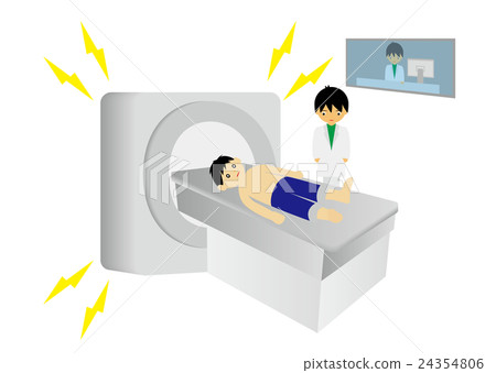 Patient undergoing MRI examination Patient undergoing MRI examination 24354806