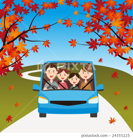 家庭開車秋天 家庭開車秋天 24355225
