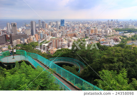 Kobe port seen from Rokko 24358098