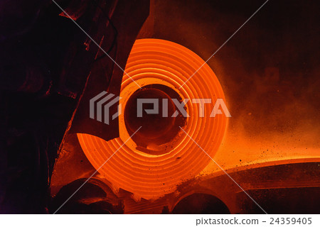 Hot-rolled steel process in steel industry 24359405
