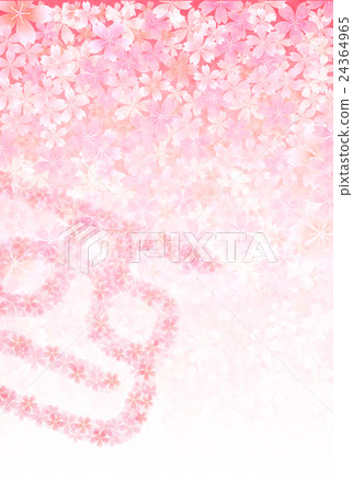 Roosters cherry blossom view background 24364965