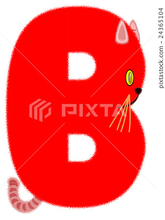 Cat Alphabet B - Stock Illustration [24365104] - PIXTA