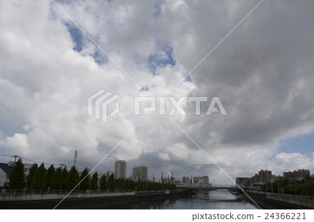 Urayasu City August Typhoon before typhoon 24366221