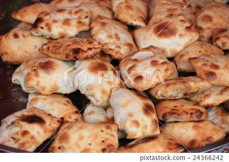 roasted stuffed bun (kaobaobi) in xinjiang,china roasted stuffed bun (kaobaobi) in xinjiang,china 24366242