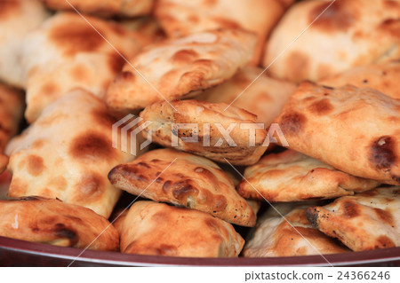 roasted stuffed bun (kaobaobi) in xinjiang,china roasted stuffed bun (kaobaobi) in xinjiang,china 24366246