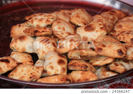 roasted stuffed bun (kaobaobi) in xinjiang,china roasted stuffed bun (kaobaobi) in xinjiang,china 24366247