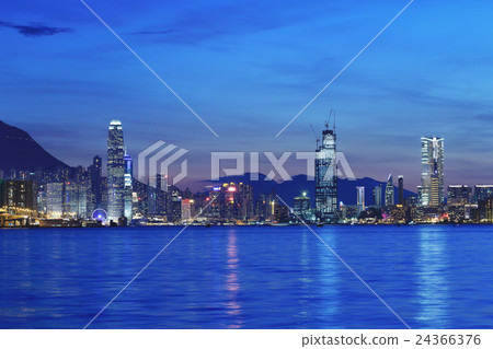Victoria Harbour and Hong Kong Central. 24366376