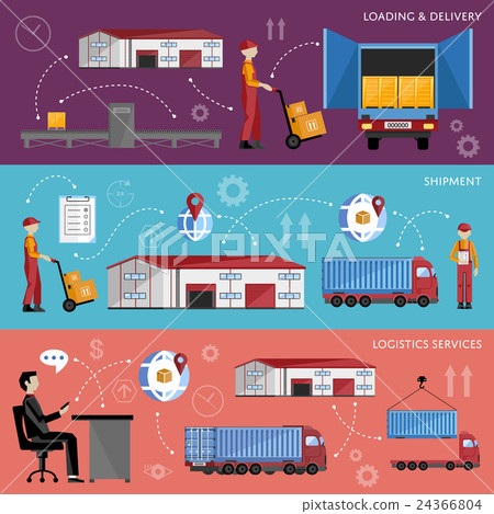 Process of shipping and distribution goods Process of shipping and distribution goods 24366804