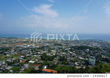 View from southern island from Iejima Touch. Ie Village, Okinawa Prefecture 24366827