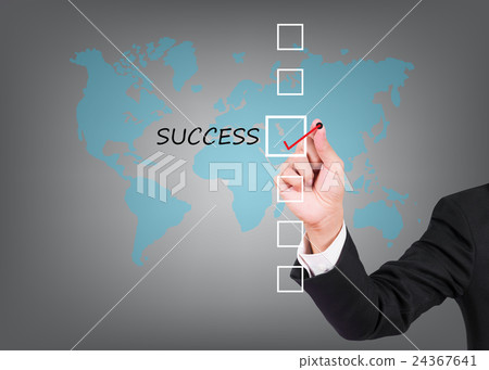 businessman has choose one of the six options, suc businessman has choose one of the six options, suc 24367641
