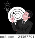 businessman is thinking about idea concept 24367701