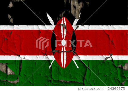 Cracked wall of Kenyan flag closeup texture background (High resolution 3D CG rendering ∕ coloring illustration) Cracked wall of Kenyan flag closeup texture background (High resolution 3D CG rendering ∕ coloring illustration) 24369675