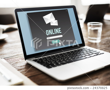 Online Connection Internet Network Social Media Concept 24370825