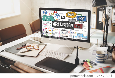 Web Design Blogging Layout Database Information Concept Web Design Blogging Layout Database Information Concept 24370921