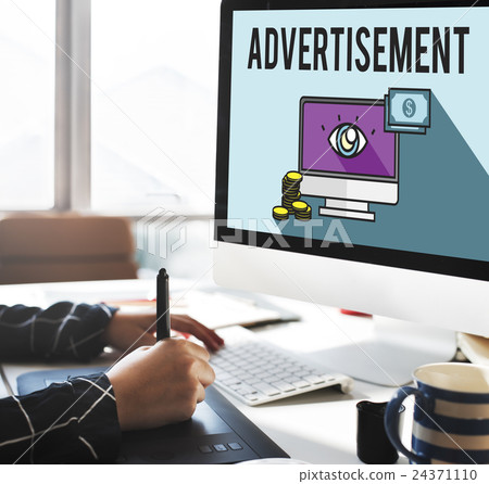 Advertisement Digital Marketing E-commerce Multimedia Concept 24371110