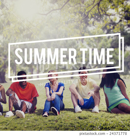 Summer Time Happiness Vacation Concept 24371778