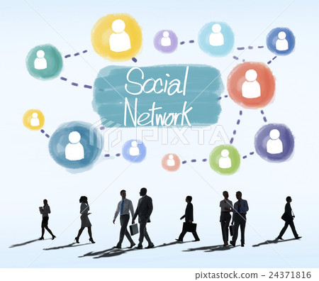 Social Network Communication Networking Connect Concept 24371816